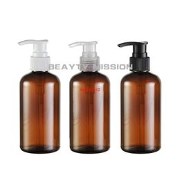 BEAUTY MISSION 24 X 220ML PET Lotion Pump Bottle, Plastic Cosmetic Container,Empty Shampoo Sub-bottling,Essential Oil Bottlefor shipping