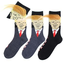 Trump Socks President MAGA Trump Letter Stockings Striped Stars US Flag Sports Socks MAGA Sock Party Favor