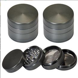 2022 new 4 parts 40 50 55 63 75 mm "CHROMIUM CRUSHER" zinc alloy metal herb grinder crusher Tobacco Spice Crusher smoking sets