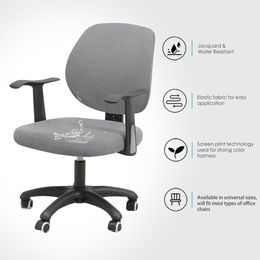 Cover for Office Chair Water Resistant Jacquard Computer Game Chair Slipcover Elastic Cover for cadeiras de escritrio 201120