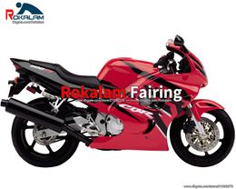 Peças de motocicleta para Honda CBR600 CBR600F 97 98 CBR 600 F3 600F3 CBRF3 Moto Aftermarket Kit Fairing Red Black 1997 1998