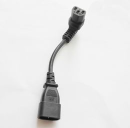 Power Adapter Cord, C14 Male to 90 Degree Angled C13 Female Adapter Cable For Wall Mount TV/6PCS