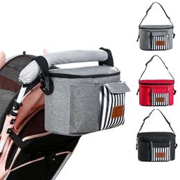 Baby Stroller Bag Waterproof Diaper Bag Mom Travel Hanging Nappy Bags Carriage Buggy Cart Bottle Backpack 201120