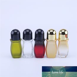 50ml roll on perfume bottle, 50cc clear essential oil rollon bottle, small glass roller container