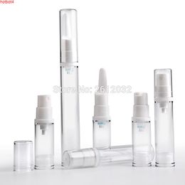 5ml 10ml 15ml Lotion Bottle Sample Container Airless Pump Eye cream Tube Clear Essential oil Vacuum Cream Bottlesgood qualtity