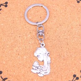 Fashion Keychain 37*20mm mother hold son Pendants DIY Jewelry Car Key Chain Ring Holder Souvenir For Gift