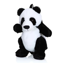 2022 New Children's Bag Autumn Winter Backpack Cute Panda Fashion Boys and Girls Cartoon Kids Plush Bag