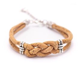 -Bracelet en liège de bracelet, tressé DBR-0251
