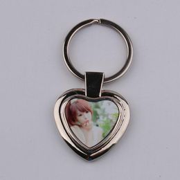 12 Styles Blank keychains For Sublimation Round Love Key Chain Iewelry Thermal Transfer Printing DIY Blank Material Consumables ZZC4178
