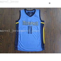 Stitched custom 2018 Mike Conley #11 blue basketball jerseys women youth mens XS-6XL NCAA