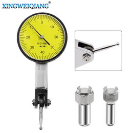 Accurate Dial Gauge Test Indicator Precision Metric with Dovetail Rails Mount 0-4 0.01mm Measuring Instrument Tool 201116