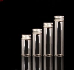 80Pcs Glass Bottle Aluminium Screw Cap Small Vials Spices Apothecary jar Vidrio Botella 20ml 30ml 40ml 50mlqualtity