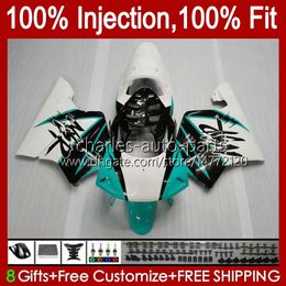 Injection For HONDA MC28 PGM4 NSR250R 102HC.124 cyan white NSR 250 250R 94 95 96 97 98 99 NSR250 R 1994 1995 1996 1997 1998 1999 Fairings