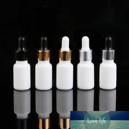 Merx Beauty wholesales 21pcs 10ml 1/3 floz glass dropper white glass dropper bottle cosmetic bottle Essential Oil Bottle