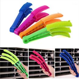 Squeegees 3 Pronged Window Blind Cleaner Brush Microfiber Detachable Multifunction Duster Car Air Outlet Cleaning Tool Household