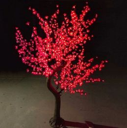 Garden Decorations LED cherry Blossom tree lamp H1.5M 576 LEDs simulation natural trunk wedding decoration lighting festival lighting