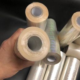 120m Holographic Transparent Hot Stamping Foil Paper Rolls For Laminator Heat Transfer Laser Printer Card Craft Paper 2 jllYcf