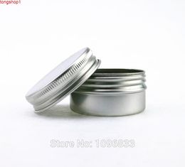 30G Aluminium Metal Jar Screw Lid, Cosmetics Cream Packaging Box, Ointment Balm Container Dimention 47x24MM, 100pcs/Lotgood quantity