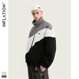 INFLATION Vintage Polar Fleece Men Jacket Oversize Polar Fleece Men Jacket Winter Warm Coat Polar Fleece Men Jacket 9726W 201103