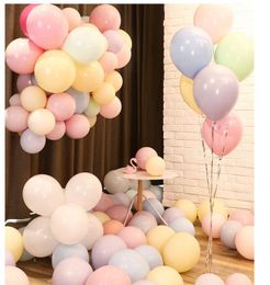 Latex balloon macarone candy balloons birthday Party Decoration wedding room layout The opening ceremony is available Choose more Colours