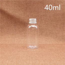 Empty 40ml Plastic Drop Water Bottle Cosmetic Shampoo Body Lotion Essential Oil Travel Containers Free Shipping