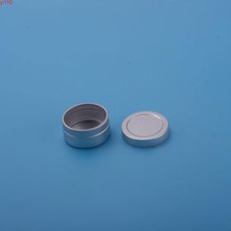15ml Hot Sale Mini Cream Jars High Quality Cosmetic Containers Metal Aluminum Round Tin Can Box Refillable Makeup Tool 50pcs/lotgoods