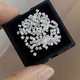 Meisidian 2.5X2.5mm VVS Loose Moissanite Square Diamond Stone Pirce Per Carat