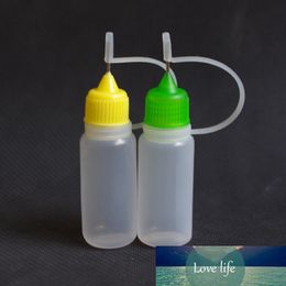 100pcs Empty 15ml Plastic Bottle With Metal Needle Cap E Liquid Bottle Eye Dropper Vial