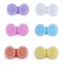 Empty Invisible glasses box companion boxes Lenses case Double-Box Lens Container Eyewear Plastic duplex box