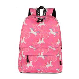 Şık hayvan 3d baskı sırt çantası çantası kadınlar günlük gündelik kızın sırt çantası omuz çantası okul çantası kese