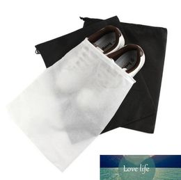 Storage Bag Non Woven Reusable Shoe Cover With Drawstring Case Breathable Dust Proof Sundries Package Home Tool SN1628