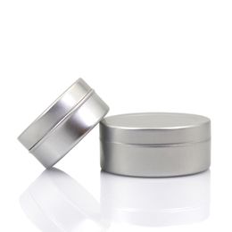 100pcs/lot 10ml Aluminum Cosmetic Jar Cream Empty Bottle Containers Dun Aliminum Pill Box Small F