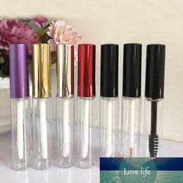 50pcs 100pcs 5ml Transparent Lip Gloss Tube Bottle Container with Gold/Purple/Silver Cap,DIY Plastic Liquid Lipstick Tube