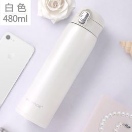 NEW UZSPACE 500ml Thermos Double Wall Stainless Steel Vacuum Flasks Cup Coffee Tea Milk Travel Mug Thermo Bottle Gifts Thermocup LJ201221