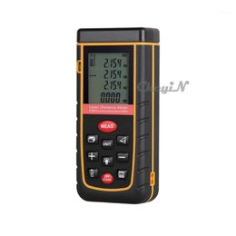 Wholesale-Digital Backlight LCD Display 80M 262FT Laser Distance Metre Range Finder Area/Volume Measure Tape Lazer Rangefinder CJY09-P22241