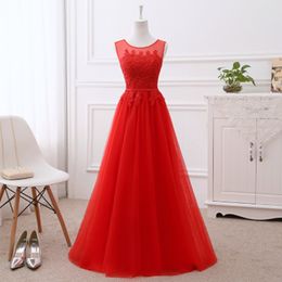 Vestidos De Dama De Honor Rojo Oferta Online | DHgate.com