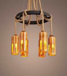 Pendant light creative bamboo chandelier Personalised retro Southeast Asia industrial chandeliers theme restaurant aisle cafe club bar MYY