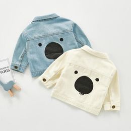 아기 소년 데님 재킷 가을 아기 소녀 데님 재킷 아이들 만화 겉옷 코트 소년 옷 어린이 자켓 0-3T 201030