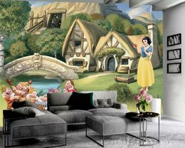 Fairy Tale 3d Wallpaper 3D Photo Wallpaper Home Decor Indoor TV Background Wall Decoration Mural Wallpaper