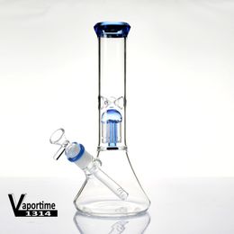 11.2" Hookahs Glass Water Pipe + Free Bowl 4.7" Base Dia 19mm Female Height banger hanger Nail Dab Oil Rig 1240