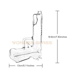 Good quality gun shape glass pipe,water pipe from China wholesale, glass pipe for smoking 2021