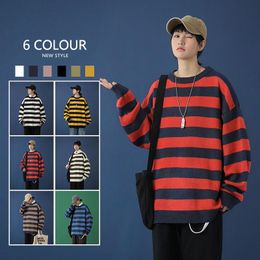 Black Striped Sweater Men Online 