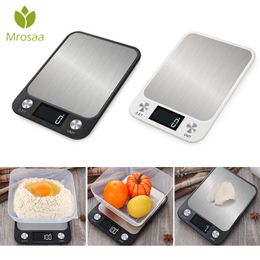 10kg/5kg Household Kitchen Scale Electronic Food Scales Diet Scales Measuring Tool Slim LCD Digital Electronic Weighing Scale Y200328