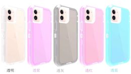 For iphone 12 pro max pro Max back cover Transparent Colourful Shock-proof Dustproof phone case iPhone 12 Pro MAX iPhone 12