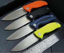 4 Colors Shigov F3 Flipper Pocket Folding Knife 9CR13MOV Blade G10 Handle Tactical Camping Hunting EDC Survival Tool Xmas Gift Knives EF