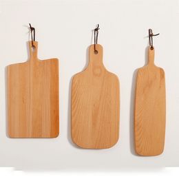 Wooden Cutting Boards Plates Pizza Fruit Bread Plate Wood Chopping Board Baking Tool Restaurant Sushi Tray Dishes 7 Sizes WLY BH4585