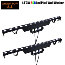 wall washer stage lighting UK - RGB Black Lights Disco Light 50W 14 LED Blacklight Stage Lighting Effect Indoor Bar Wall Washer For Christmas Party Disco DJ Lamp