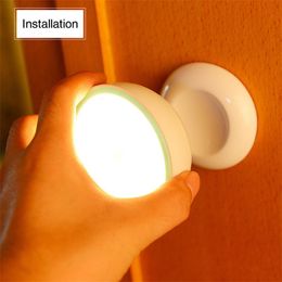 Usb Rechargeable Sensor Lights Motion Sensor Activated Wall Light Night Light Induction Atmosphere Lamp For Closet Corridor Cabinet -L