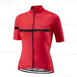 Racing Jackets 2021 Women Cycling Jersey Summer Short Sleeve Sport MTB Bike Shirt Pro Team Bicycle Clothing Maillot1