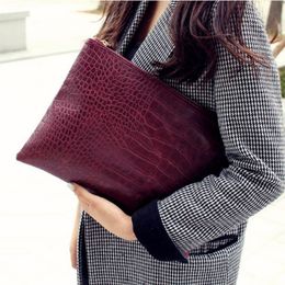 Women Day Clutches Alligator Crocodile Leather Bag Envelope Bags Women Clutch Bag Female Handbag Bolsas 8 Colours